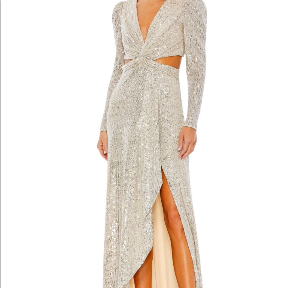 Beautiful Silver Sequin dress